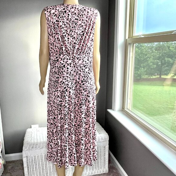 London Times Sleeveless Fit and Flare Dress NWT - Picture 3 of 8